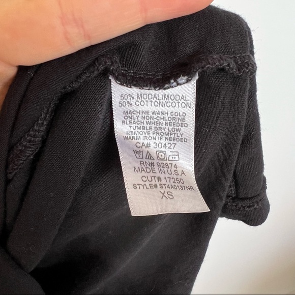 Splendid Black Long Sleeve Shirt - Picture 5 of 6